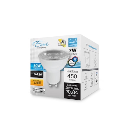 Euri Lighting LED PAR16 50W Dim ES EP16-4020ew